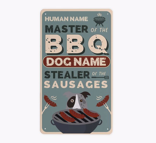 BBQ: Personalised {breedFullName} Metal Sign